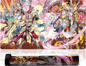 ygo Centurion playmat Card Rubber Mat Duel Gaming Competition Pad Card Binder Deck 23.6x13.7in (Zones)