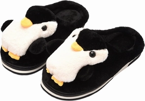 YILANLAN Women's Penguin Plush Warm Animal Home Cute Slippers