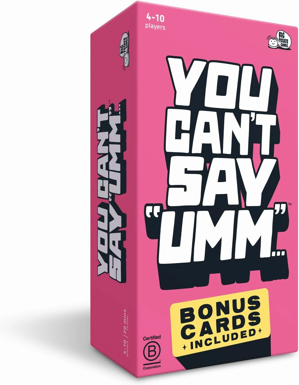 You Can't Say UMM: A Hilarious and Fast-Paced Board Game for Family and Adults, Perfect for Parties, Get-Togethers, Dinner Events, and Gatherings. Bonus Content Included!