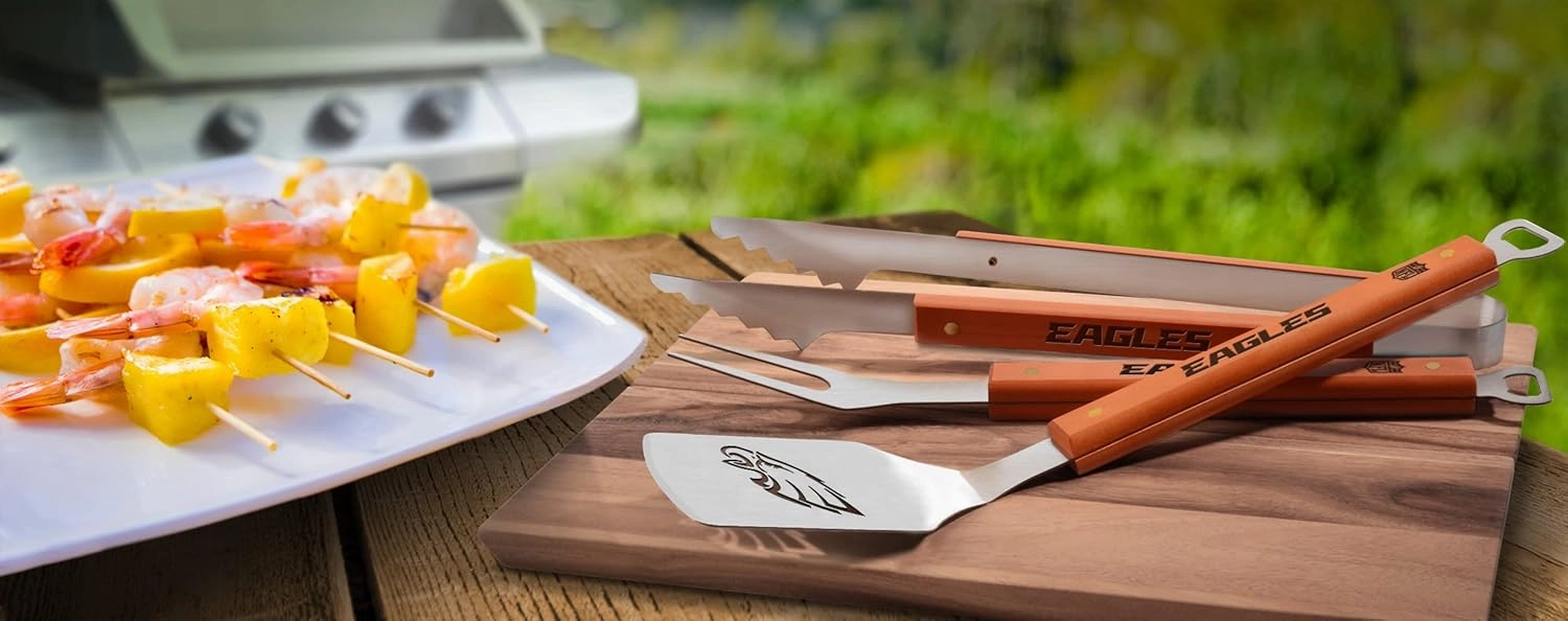 YouTheFan NFL Classic 3PC BBQ Grill Set