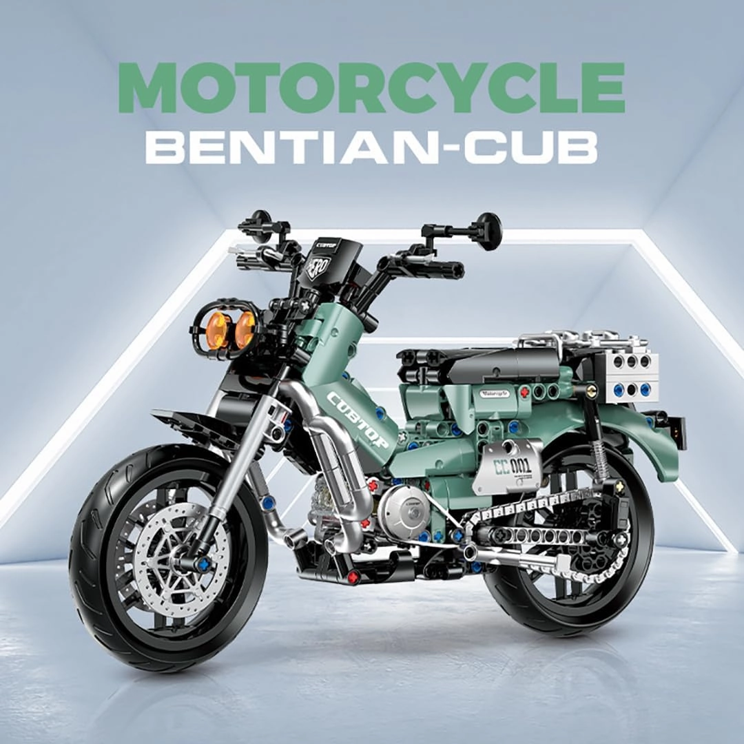 Yunigzmy Motorcycle Toy Building Blocks Kit, Model Brick Toys Set, Motorbike Toy Collection Brick Kit, Racing Vehice Model Gifts for Motorcycle Fans(628 PCS)