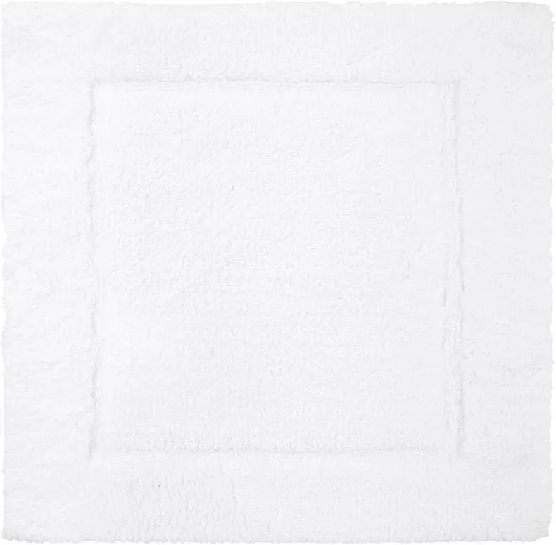 Yves Delorme Prestige Blanc 24 x 24 in Cotton | Luxury Bath mat from Turkey