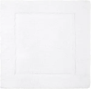 Yves Delorme Prestige Blanc 24 x 24 in Cotton | Luxury Bath mat from Turkey