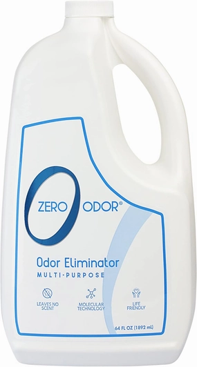 Zero Odor - Multi-Purpose Strong Odor Eliminator for Home, Office, Car, Bathroom, Hotel, Room Deodorizer, and Odor Neutralizer, 64oz Refill