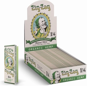 ZIG-ZAG Hemp Rolling Papers 1¼ - Limited Edition Vintage (24 Booklets) - 50 Sheets Each