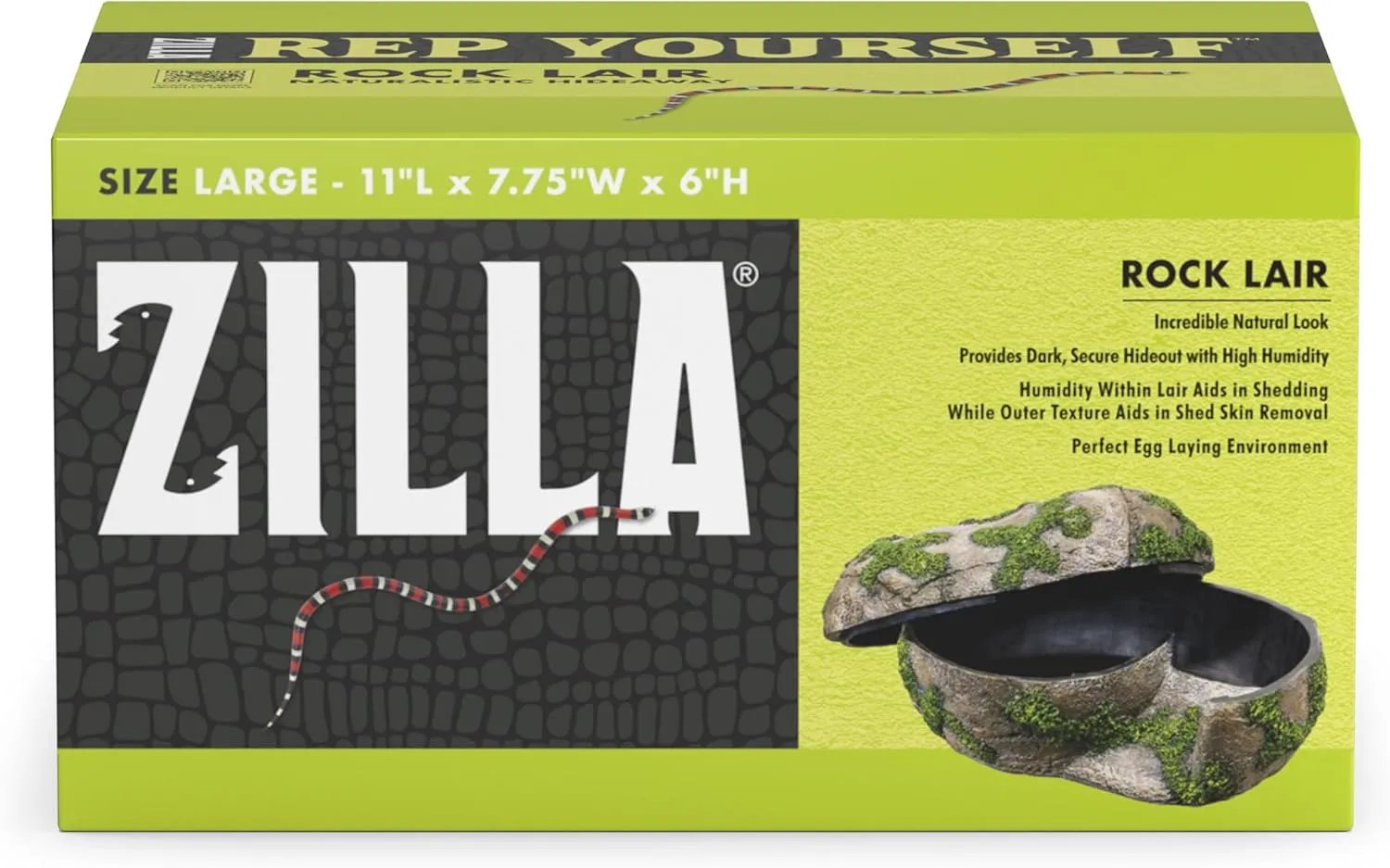 Zilla Pet Terrarium Rock Lair, Large