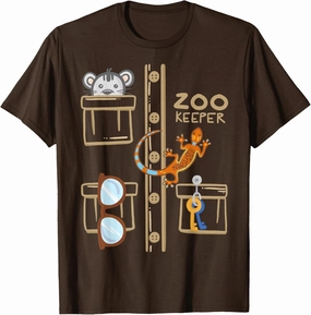 Zookeeper Costume Shirt - Halloween Jungle Explorer T-Shirt