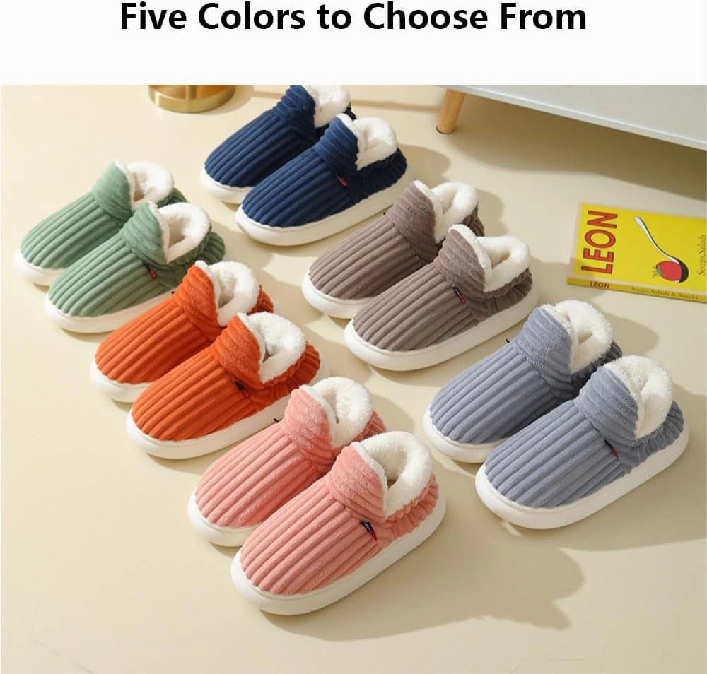 Zureto Cloud Slipper Booties, Cozy Stylish Slipper, Winter Fuzzy Warm Thick-Soled Plush House Cloud Slippers