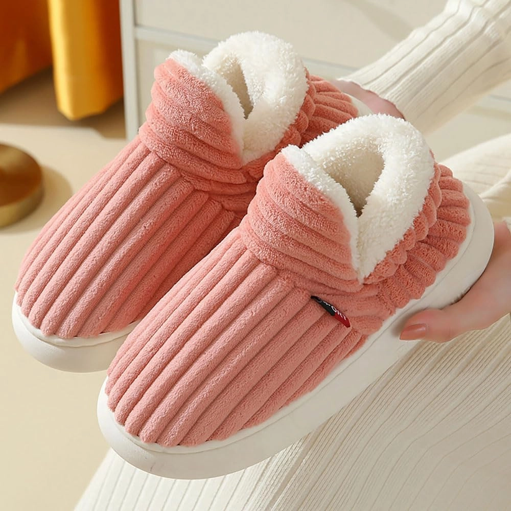 Zureto Cloud Slipper Booties, Cozy Stylish Slipper, Winter Fuzzy Warm Thick-Soled Plush House Cloud Slippers