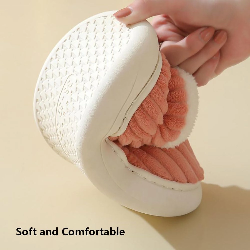 Zureto Cloud Slipper Booties, Cozy Stylish Slipper, Winter Fuzzy Warm Thick-Soled Plush House Cloud Slippers