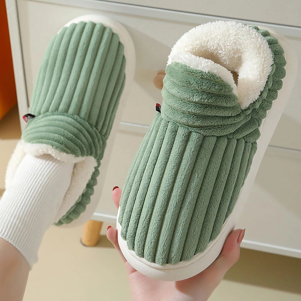 Zureto Cloud Slipper Booties, Cozy Stylish Slipper, Winter Fuzzy Warm Thick-Soled Plush House Cloud Slippers