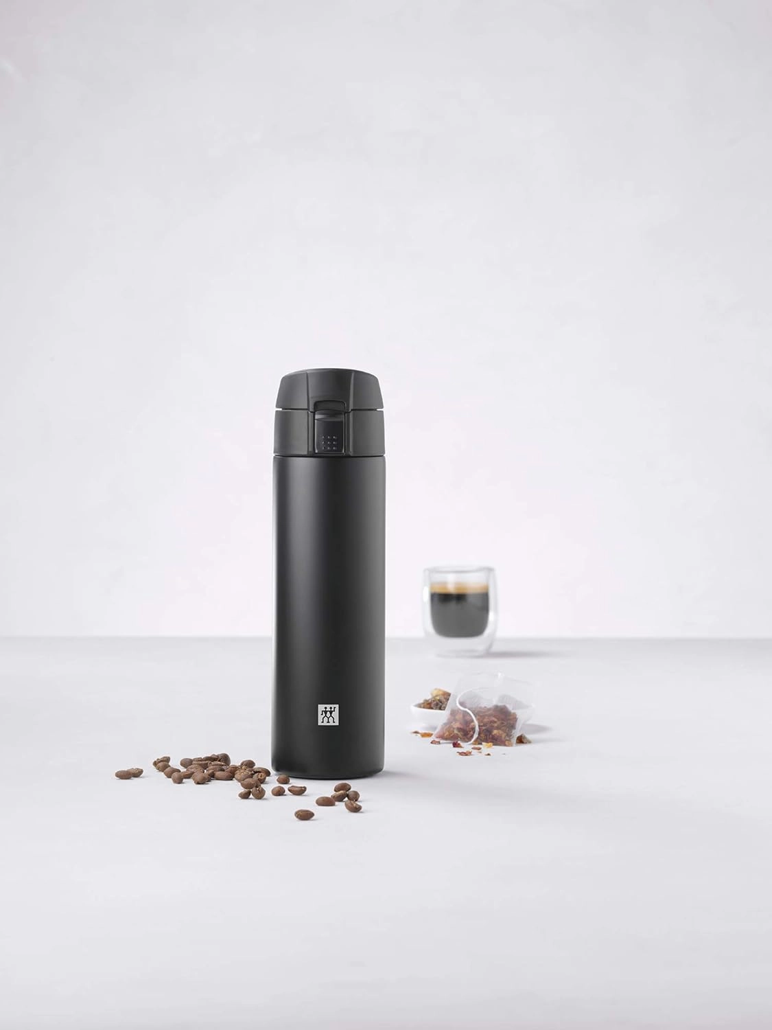 ZWILLING Thermo Travel Bottle, 15.2 oz, Matte Black